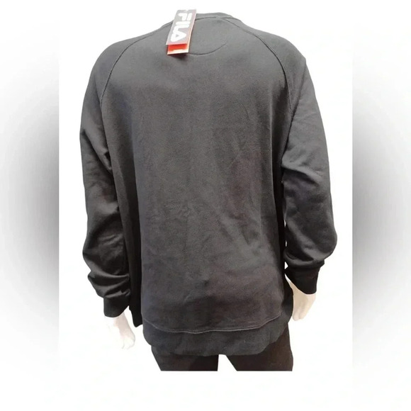 FILA Black Crewneck Sweatshirt Size  XXL - Picture 2 of 7